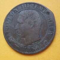 Francia 5 centimes 1854 BB (AT48)