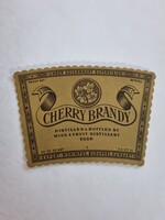CHERRY BRANDY italcímke - EGER 0,7 l - MONIMPEX EXPORT -  retro