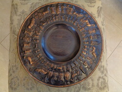 Retro Iparművész réz falitál, dísztál.