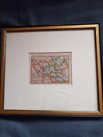 ORTELIUS ABRAHAM. BRANDENBURG 16. Sz. i Antik Térképe 1595-1612.
