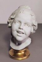 Benacchio jelzett biscuit lányka mellszobor ALKUDHATÓ