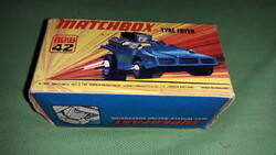 1972. MATCHBOX NO.42. SUPERFAST - TYRE FRYER - 1:64 méretű fém kisautó EREDETI DOBOZÁVAL GYŰJTŐI