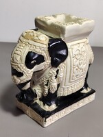 Jelzett K﻿﻿﻿﻿﻿﻿﻿﻿﻿erámia elefánt  dísztárgy 1970 ALKUDHATÓ