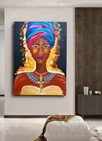 JMModernAbstract FIRE JEWEL 70X100 cm-es festmény feszített vásznon