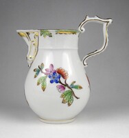1Y257 Antik Viktória mintás Herendi porcelán kiöntő kis kancsó 13.8 cm