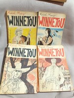 Winnetou 1-4. -4 ritka kötet egyben - Karl May - 1978
