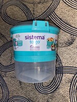 Vadonatúj Sistema To Go ételtároló doboz villával