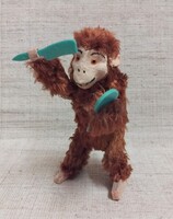 Antik Felhúzós Majom, Mechanikus, Vintage, Ritka, Automata, Max Carl? Óraszerkezet, Felhúzható