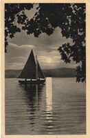 Ba - 769  Akinek a Balaton a szép Emlék: Vitorlás holdfényben