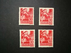 Magyarország 1944 Szent Margit 2 db. **+ 2 db * L
