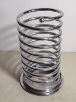 Űrkorszaki Króm spirális esernyőtartó 1980 ALKUDHATÓ