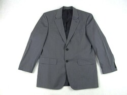 EREDETI HUGO BOSS GUABELLO (L - 50-es) ELEGÁNS NAGYON KOMOLY FÉRFI SZÜRKE GYAPJÚ ZAKÓ