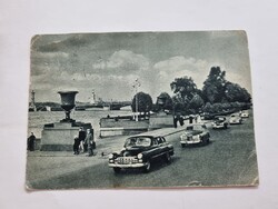 Leningrád fekete-fehér régi képeslap - 1958