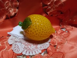 Szakított,  vastag üveg,  citrom