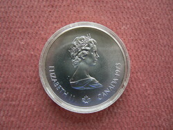 CANADA, EZÜST 5 DOLLÁR ÉRME 1973, UNC. NYÁRI OLIMPIA, MONTRÉAL 1976. (24,3 g, 0,925) EREDETI!