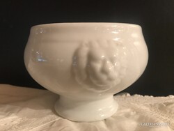 LEVESES CSÉSZE - PORCELÁN - 4 dl - HOLS  -  HIBÁTLAN