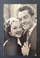 Gaál Éva és Kállai Ferenc"Csigalépcső"színészek képeslap