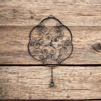 Kerek íves drót fali dekoráció