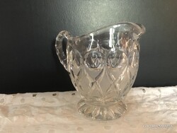 KIÖNTŐ  - 40 dkg - ÓLOMKRISTÁLY  - 12 x 10 cm  - RÉGI - HIBÁTLAN