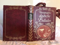 DEKORÁCIÓ - 41 x 27 x 8 cm - ARANYOZOTT - BŐR KÖTÉS - NÉMET - HIBÁTLAN