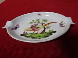 Herendi porcelán, fácán mintás, antik hamutál 1942-ből. Jókai