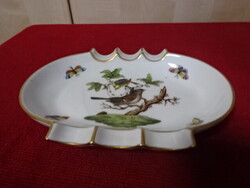 Herendi porcelán, Rothschild mintás hamutál, 7793/RO - 167. Jókai
