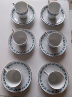 6 személyes kávéskészlet , kínai.