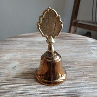 Remek régi réz csengő (10,2x5,2 cm)