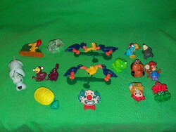 Retro 16 db KINDER Meglepetésfigura egyben a képek szerinti állapotban