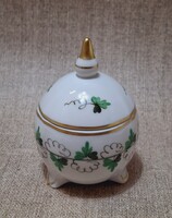 Herendi petrezselyem mintás mini bonbonier, ékszertartó, gyűrűtartó