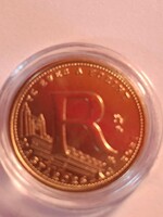 75 éves a Forint Rolniból , verdefényes , kapszulában R betű 10db egyben