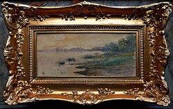 K Spányi Béla 1852-1914 : Eredetiség igazolással SZÁMLÁVAL