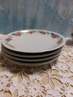 Alföldi szalmavirágos porcelán süteményes tányér, 17cm