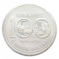 Kanada,1 dollar 1974 - Winnipeg aUNC+ nikkel