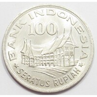 Indonézia,100 rupiah 1978 - Erdészet a jólétért aUNC+ nikkel