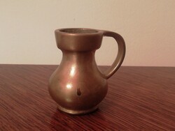 Kis méretű réz váza, kancsó