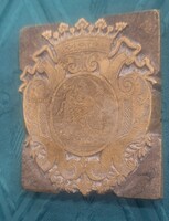 Esterházy cimer levélnehezék nyomóforma pecsétnyomó