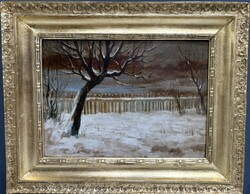 Markó Ernő -Téli táj