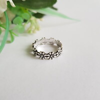 Virág motívumos gyűrű - USA 8 / EU 57 / Ø18mm