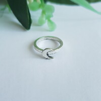 Hold díszes mini gyűrű - USA 3 / EU 44 / Ø14mm