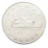 Kanada,1 dollar 1978 EF+ nikkel