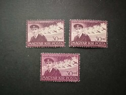 Magyarország 1943 Repülő alap V. 1 db ** + 2 db * L