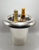 CHAMPAGNE CLUB - Cilinder alakú ezüstözött magnum pezsgő vagy borhűtő