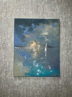 •••Vitorlások•••PreszyArt 50x40cm vászon•••