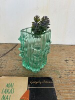 Gyönyörű Cseh Sklo Union Vladislav Urban üveg váza Gyűjtői mid-century modern