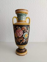 Deruta Italian majolica vase, 23.5 Cm