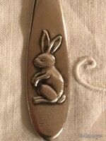 EZÜSTÖZÖTT  KANÁL - GYÁRTÓI JELZÉSSEL - MEGRENDELÉSRE KÉSZÜLT - NYÚL PÉTER - 12 x 3,5 cm