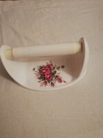 Falra szerelhető, porcelán Toalett papír tarto