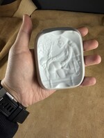 Ritka háborús erotikus porcelán hamutál