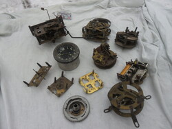 Óra szerkezetek alkatrészek vegyesen